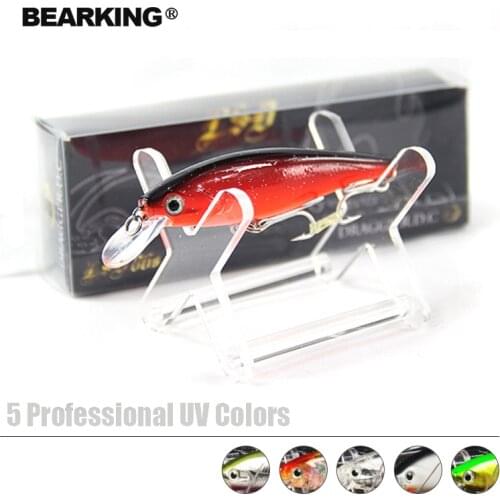 Bearking Brand M54s Hard Fishing Lures Minnow 5Pcs/Lot 6.5cm 5g 0.8-1.2m Artificial Baits Diving Wobblers Fishing Tackles