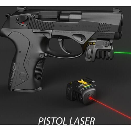 Compact Ultralight Red Green Laser Pointer Sight Pistol Airsoft Weapons Aiming 532nm Laser Green For Self Defense Gun
