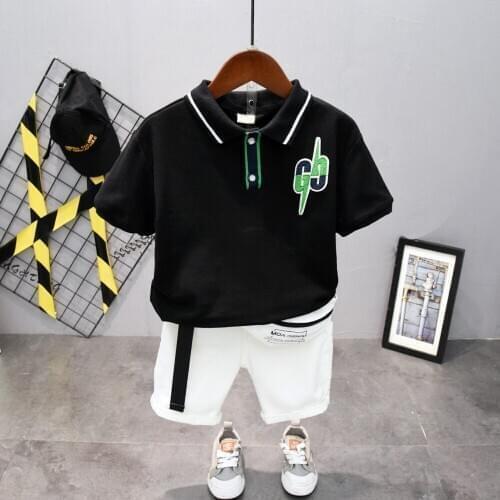 Summer Boys Clothing Sets Baby boys short Sleeve T-shirt And shorts 2 pcs Suit Children Toddler Casual Clothes Set