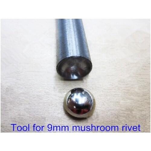 Metal Tool to Snap 9mm Mushroom Rivet Studs Spots and Base Together,Hand Tool For Rivet,Mushroom Rivet Tool,Install Rivet Tool