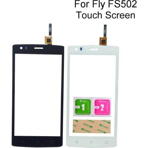 5.5'' Mobile Touch Screen For Fly FS502 Cirrus 1 FS 502 Touch Screen Touch Digitizer Panel Glass Tools Free Adhesive And Wipes