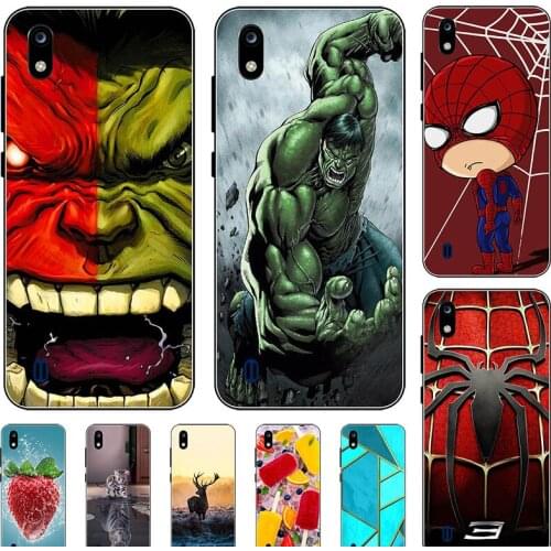 Soft Case For ZTE Blade A530 A606 5.45" Phone Cover Cartoon Fundas Super Hero Coque Bumper Cat Shell