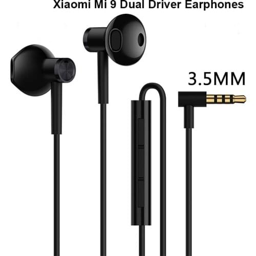 Xiaomi Hybrid DC Seo In-Ear Earphone 3.5mm Earphone With Mic Wire Control Dual Driver for Mi 9 9se CC9 Pro K30 Android Headset