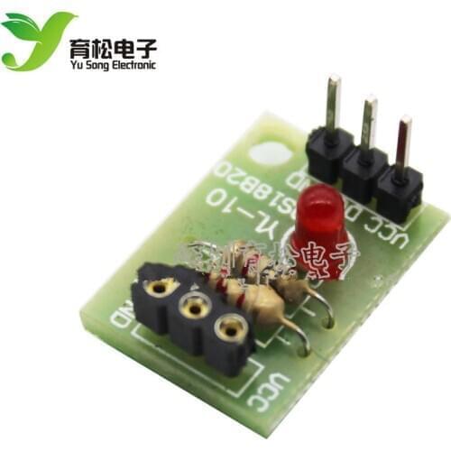 Small board temperature sensor DS18B20 temperature measurement module 18B20 module