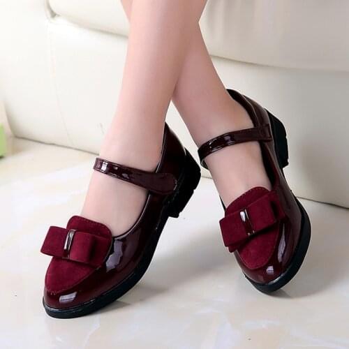 Girls shoes ballet flats children princess dress Mary jane shoes dancing toddler baby hook loop kids school student shoes