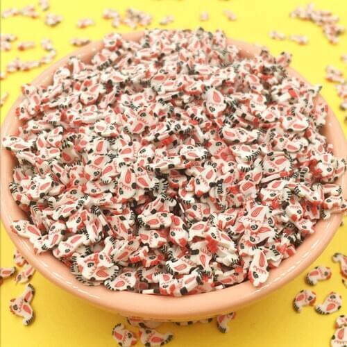 50g/lot Polymer Hot Soft Clay Sprinkles for DIY Crafts Tiny Cute Colorful Birds Slices Making Phone Deco Slime Filler Materials