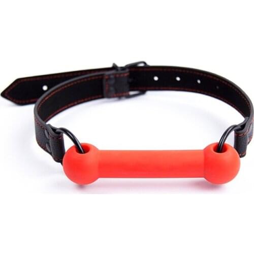 Sex Toys Bondage Mouth Ball Gag Erotic Flirt Sex Mouth Bone Gag for Women Adult Games for Couples