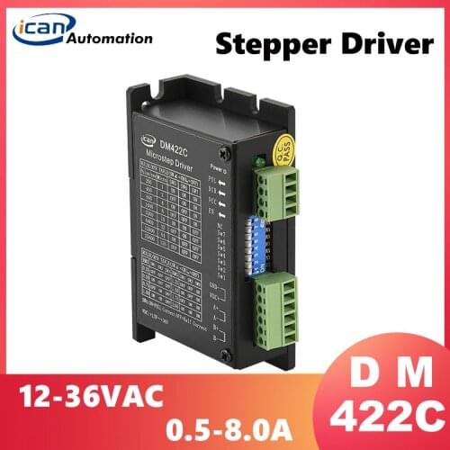 ICAN Motor Stepper Drive DM422C 12-36VDC Arduino Stepper Motor Drvier