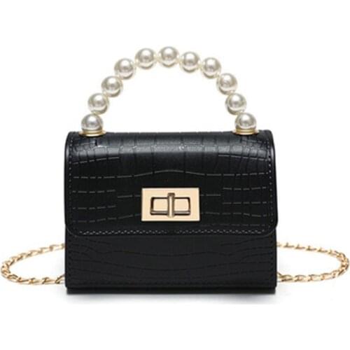 Mini Women Crossbody Handbags and Messenger Bags Luxury Designer Purses Solid Color Shoulder Bag Female Pear Chain Bag