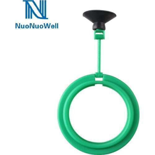 1PC 5.5CM Green Aquarium Sucker Fish Feeding Round Fish Tank Ring Feeder Ring Station Floating Food Feeder Circle