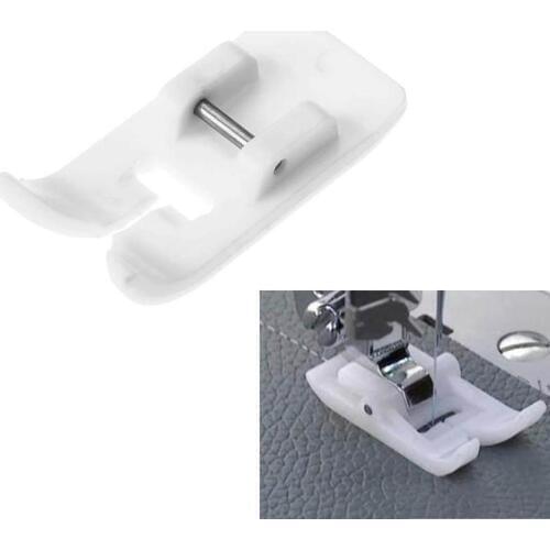 1PC Plastic Leather Presser Foot Domestic Sewing Machine Parts Non-stick Presser Foot Household Sewing Accessories