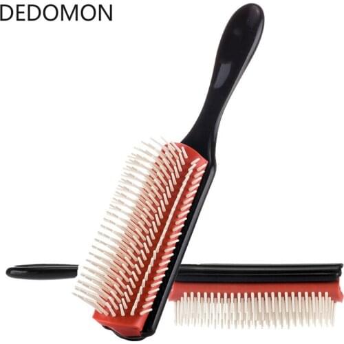 1PC Hair Styling Brush Wheat Straw Detangle Hairbrush Salon Hairdressing Straight Curly Hair Comb Tangle Women Hair Brush Soft