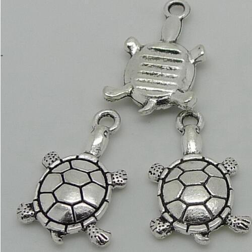 8pcs Charms tortoise turtle sea 18*11mm Antique Making pendant fit,Vintage Tibetan Silver,DIY bracelet necklace