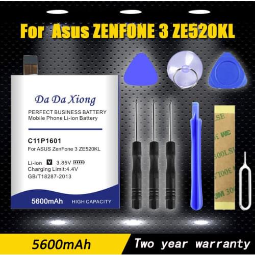 New Listing Model [ C11P1601 ] Battery for Asus ZENFONE 3 ZE520KL Cell Phone Battery