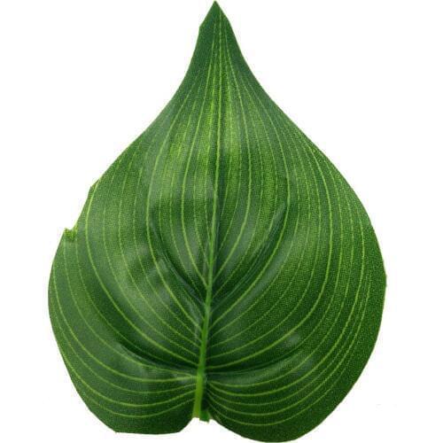ANGRLY 30pcs Chicken Heart Leaf Green Plants Decor Flower Leave Home Decoration Leaves for Wedding Party Arch Wedding Vintage