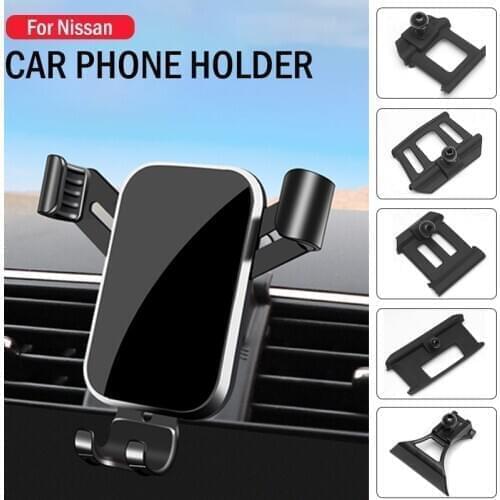 Car Mobile Phone Holder GPS Bracket For Nissan Qashqai X-Trail Kicks Murano Bluebird Tiida Teana Terra Patrol Sylphy Sentra