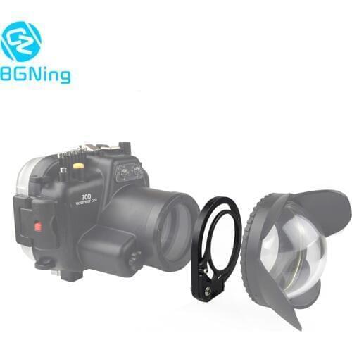 BGNing M67 Thread 98 to 67mm Lens Flip Adapter Clamp Diving Filter for Underwater Waterproof Housings Case 100mm Photography