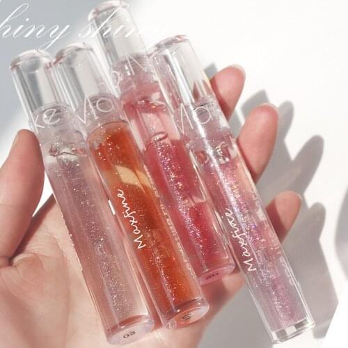Shimmer Lip Gloss Tubes Long Lasting Moisturizing Natural Lip Gloss Reduce Lips Lines Plumping Serum Lip Oil Care Tools