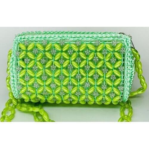 Fast shipping Beaded bag, handmade womens bag, hand bag, mobile phone bag, coin wallet