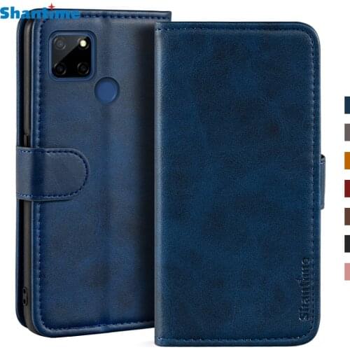 Case For OPPO Realme C12 Realme Narzo 20 Case Magnetic Wallet Leather Cover For OPPO Realme 7i RMX2193 7i Europe Phone Cases