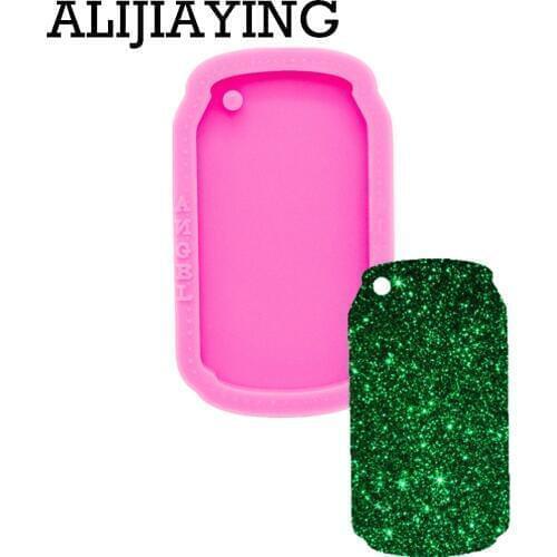DY0388 Soda Can/bottle/Wine Glass (bigger One) Keychain Silicone Mold for Shiny Epoxy Resin DIY Necklace Pendant Craf Mould