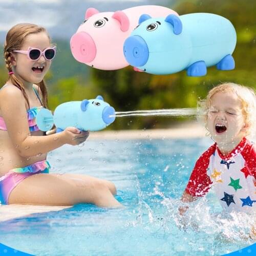 Pig Water Guns Toys Kids Squirt Guns For Child Summer Beach Games Swimming Pool Classic Outdoor Beach Blaster Guns Pool Shoo ter