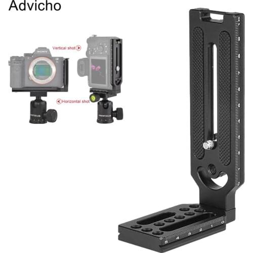 L-shaped Vertical Plate L Bracket Tripod Gimbal Universal Horizontal Vertical Quick Release Plate Camera Photography Accessories