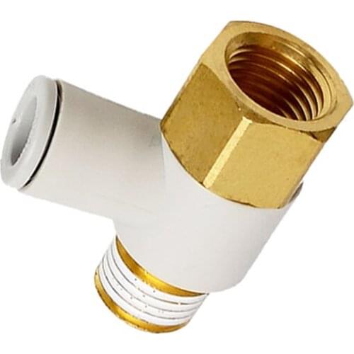 Applicable Tubing: Metric Size, Connection Thread: M, R,Universal Female Elbow KQ2VF08-03AS KQ2VF10-03AS KQ2VF12-03AS