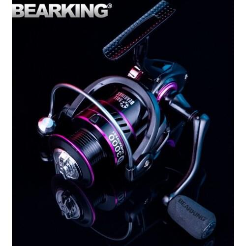BEARKING Fishing Reel Metal Spool Spinning Reel 10KG Max Drag Stainless Steel Handle Line Spool Saltwater Fishing Accessories