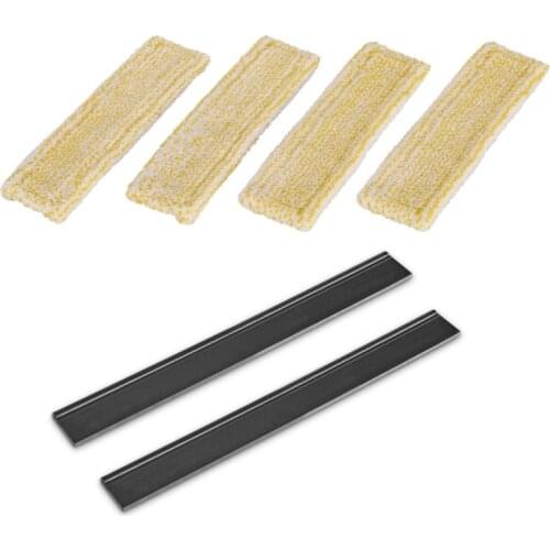 For Karcher WV2 WV5 2.633-130.0 Microfiber Mop Scraper Set Replacement Accessory Dust Removal