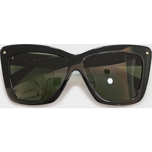 Oversized Cat Eye Sunglasses Women 2021 Luxury Brand Fashion Large Frame Square Sun Glasses For Men With Free Shipping