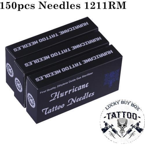 Sterilize Tattoo Needles 1211RM Tattoo needle 150PCS high quality Round Magnum Needles for Tattoo Machine Gun