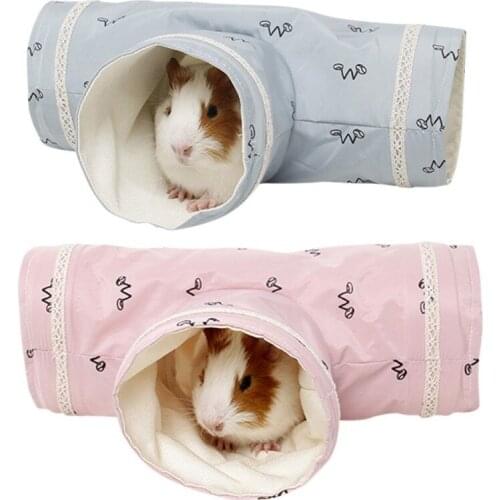 Small Pet Tunnels Warm Small Cage Parrot Squirrels House Spring Autumn Pets Hamster Sleeping Bed Supplies
