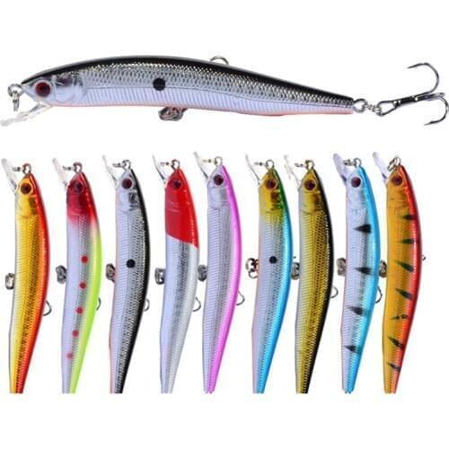 1PCS Sea Fishing Minnow Swim Baits 9.5cm/8g Artificial Hard Bait Trolling Wobblers Lure Jig Crankbait Vibration Fishing Tackle