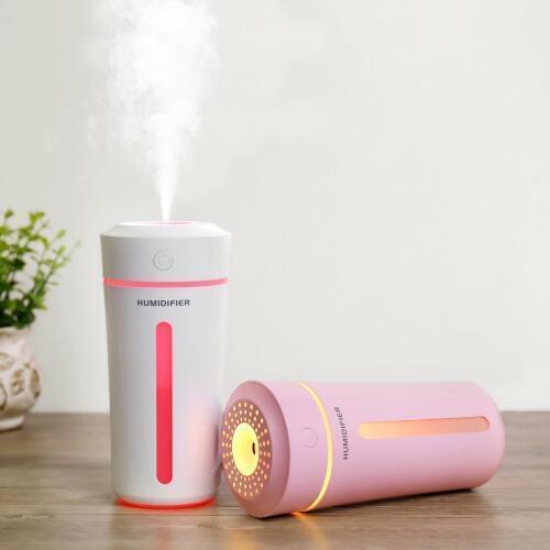 270ML Cup Air Humidifier USB Aroma Essential Oil Diffuser For Home Office Aromatherapy Humidificador Difusor LED nightLight Lamp