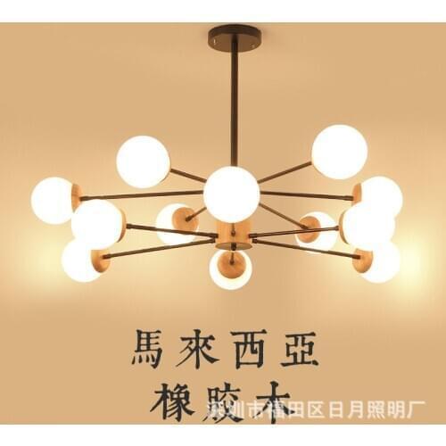 AC100-240V wood LED ceiling lights living room bedroom childrens room ceiling lamp modern lustres de sala plafon