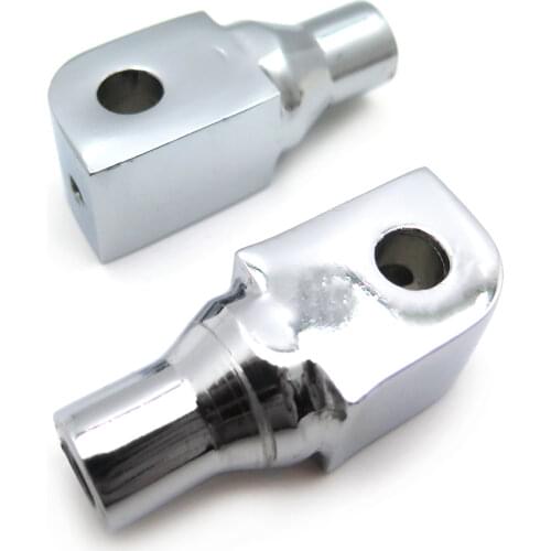 Aftermarket free shipping motorcycle parts Chrome Foot Pegs Adapter For Honda Shadow VTX Valkyrie Aero Spirit Yamaha YZF-R6/R6S