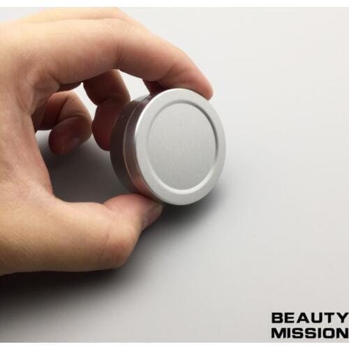 BEAUTY MISSION 100pcs/lot 20g Aluminum Cream Jar Pot Nail Art Makeup Lip Gloss Empty Cosmetic Metal Tin Containers Lip Balm cans
