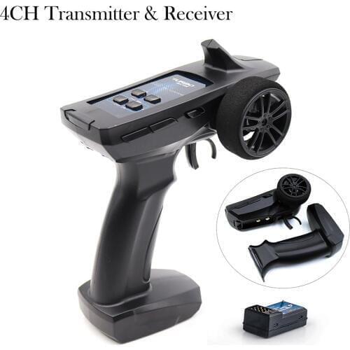 For TURBO 2.4GHz 91805G 4CH Radio Transmitter Controller Remote Control Receiver For RC Drone Car Boat Toy Parts