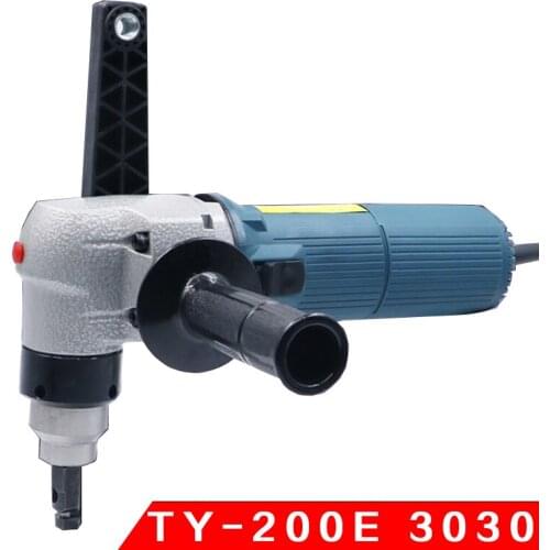 Electric Punching And Shearing Metal Sheet Cutter 100-240V Stainless Steel Sheet Iron Curve Cutter Punching And Shearing Machine