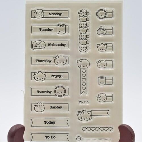 Its Planning Time! Transparent Clear Silicone Stamp/Seal for DIY scrapbooking/photo album Decorative clear stamp sheets FXL010