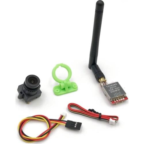 FPV Mini Digital Video Camera CMOS 1000TVL and TS5828 Micro 5.8G 200/600mW 40CH Transmitter For RC qulticopter FPV racing drone