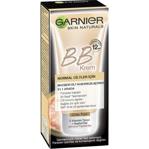 Garnier BB Cream Miraculous Skin Kusursuzlaştırıcı Medium Tone 50ML