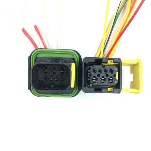 Truck pump truck rear light tail light plug connector with wire 4141 3341 2644 For Mercedes-Benz