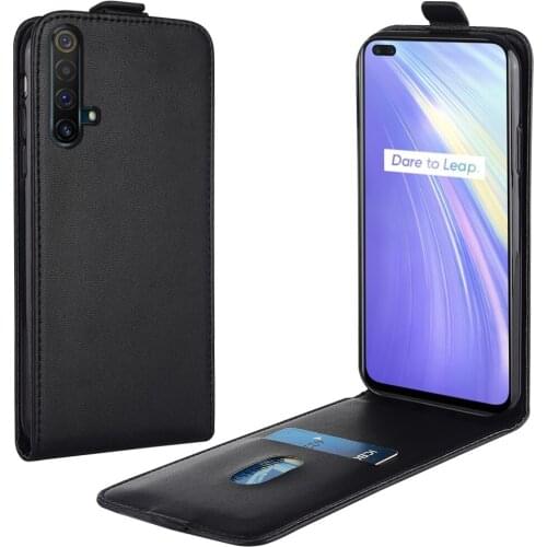 Flip Up and Down Leather Case for Realme X50m 5G RMX2144 RMX2111 RMX2085 Vertical Cover for Realme x50m 5g Case Phone Bag