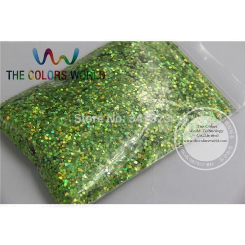 1.5MM Laser Apple Green Color Glitter Spangles ,holographic Color Sequins for nail art or Other DIY decora