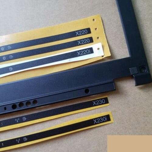 GZEELE new for Lenovo for ThinkPad X220I X220 X230 X230I LCD Cover Rear Lid Top Back Shell Front Bezel Cover Case