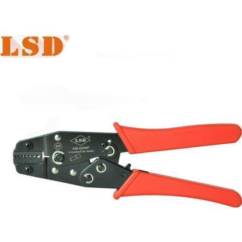 Crimping tool for wire-end ferrules HS-02WF 0.14-2.5mm2 terminal crimping pliers hand crimping tools