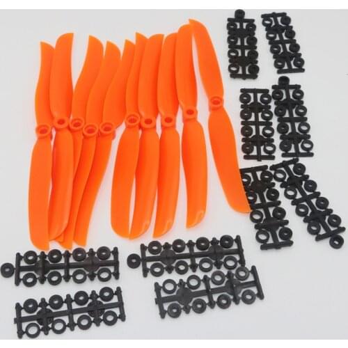 10pcs/lot RC Airplane Orange Propellers EP1160 EP1060 EP9050 8060 6035 5030 Props For RC Model Aircraft Replace GWS