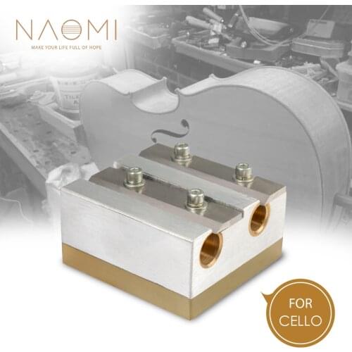 NAOMI Professional 3/4 4/4 Cello Making Tools Steel Blade+Brass Hole+Ox-tendon Base Durable Cello Peg Shaver Knife Cutter